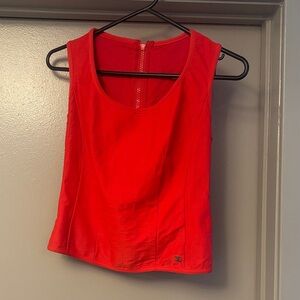 CHANEL Vibrant Red Crop Top